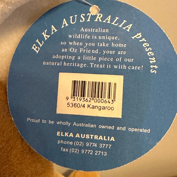 Plush Kangaroo With Joey- Oz Friends Australia -NWT - Picture 6 of 6